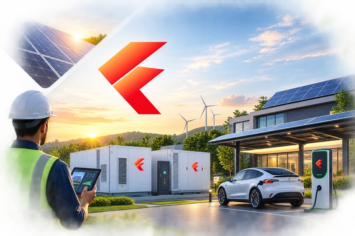 Green Valley Enterprise solar, battery storage and EV charging installation